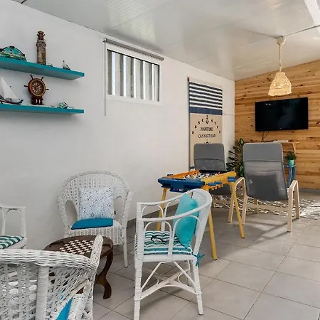 Apartament Bambus House Blue Quarteira Zewnętrze zdjęcie