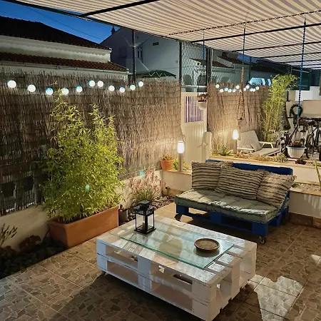 Apartament Bambus House Blue Quarteira Zewnętrze zdjęcie