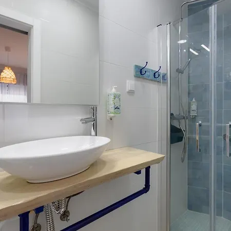 Apartament Bambus House Blue Quarteira Zewnętrze zdjęcie
